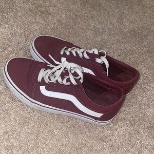 Maroon Vans